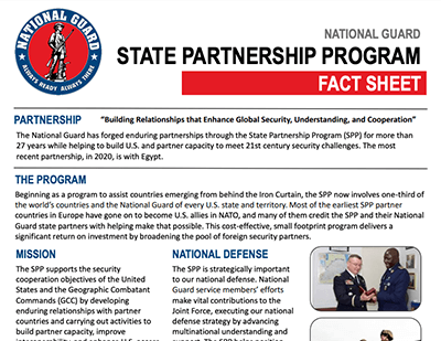 State Partnership Program Fact Sheet